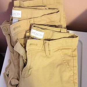 Khaki uniform pants- gently used no stains/rips